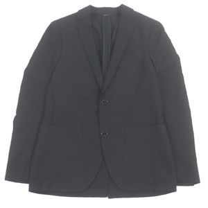 Excellent condition FENDI FJ0595 linen and cotton single-breasted blazer, black, size 46, authentic, made in Italy, men's