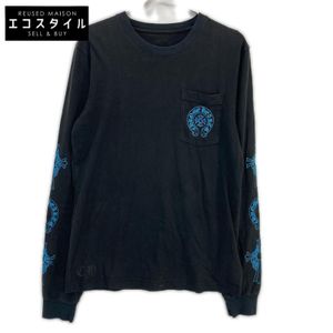 Chrome Hearts Black and Blue Cross Long Sleeve T-Shirt, Size M (Pre-owned)