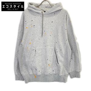 H Beauty & Youth Gray Paint-Like Hoodie, Size S (Pre-owned)