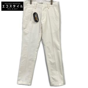 Pre-owned Lacoste HH703EL White High Stretch Trousers, Size 36