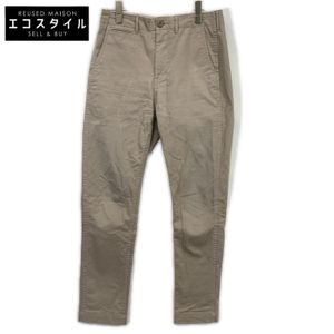 Beams Grey Stretch Tapered Chinos, Size S (Pre-owned)