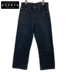 Pre-owned Levi's 90s Black 512 Vintage Dyed Button-Dyed Denim Pants, Size W30L34