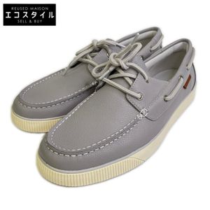 Cole Haan Gray Nantucket 2.0 All Leather Penny Loafers, Size 8 1/2 (Pre-owned)