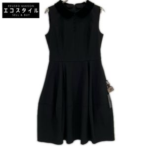 Foxy New York 2025 Spring/Summer Black Velveteen Baron 3-Way Dress 45466 Size 42 (Pre-owned)