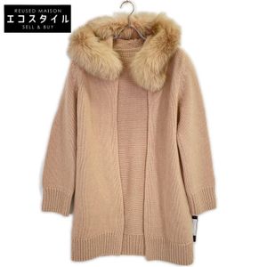Foxy 38516 Pink Beige Fox Soleil Knit Coat F [Pre-owned]