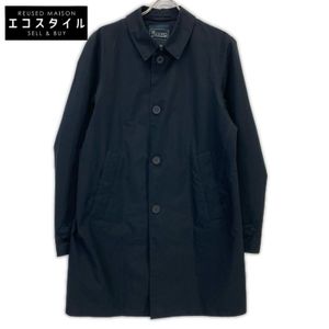 Herno IM021UL 11107 Navy Gore-Tex Laminar Stainless Steel Coat, Size 50 (Pre-owned)