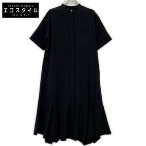 Adore 531-3140407 Black Short Sleeve Compact 2-Way Dress, Size 38 (Pre-owned)