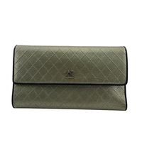 中古】CHANEL シャネル キルティング ビコローレ 長財布 財布 