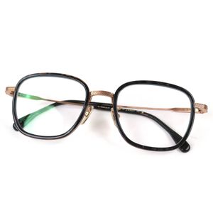 극미품△ DITA 디타 DTX454-A-01 AVIATIA-FIVE 티타늄 현행품 안경 안경 아이웨어 블랙 핑크 골드 50□20 140 데모 렌즈 보존봉투 부착