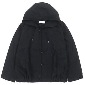全新 Sacai 塔夫綢雙拉鍊登山外套，1 碼，黑色，日本製造，正品，男款，24SS 24-03399M