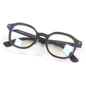 全新未使用TOM FORD FORD TF6007-DB 防藍光眼鏡，霧面ブラウン，50cm x 21-145cm，示範鏡片，義大利製造，男士款