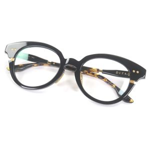 成色極佳DITA DTX730-A-01 LINEUS-TWO 大理石紋眼鏡，黑色/淨CLEAR/ブラウン， 51□21-145，示範鏡片，日本製造，男士款，原價：¥108,900