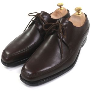 John Lobb HURTWOOD U 型繫帶皮鞋，ブラウン，英國製造，男士款，狀況極佳。