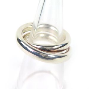 愛馬仕 Vertiges 戒指，2025 年款，925 銀，尺寸 52，約日本尺寸 12，含盒子和盒子，義大利製造，重 14.84 克，女士款。