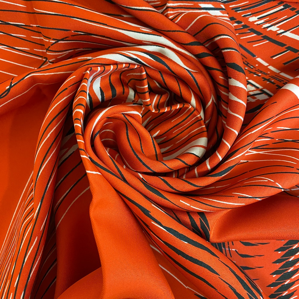 Pre-owned HERMES Carré 90 H Cinetique Scarf, Brand Cover RIBON