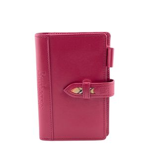 【二手】Burberry 格紋筆記本封套，RED