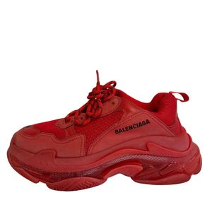[Pre-owned] BALENCIAGA Triple S Sneakers, RED 26.5 (541624)