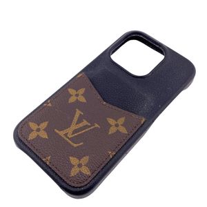 【중고】 LOUIS VUITTON 루이비통 루이비통 M82887 범퍼 15 PRO iPhone15PRO 모노그램 iPhone 케이스 ブラウン