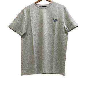 A.P.C. COEZC PAA Short Sleeve T-Shirt, Gray, Size H26840 XL
