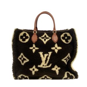 二手LOUIS VUITTONOn the Go GM Monogram Teddy 手提包 M55420，ブラウン