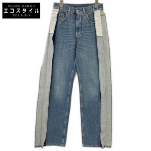 엠엠 식스 S62LB0200 25년 인디고 PANTALONE 5 TASCHE 사이드라이닝 팬 24【중고】