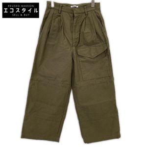오라리 【미품】A25AP02BP WASHED BAGGY SATIN CARGO PANTS 카고 팬츠 O【중고】