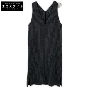 Untitled Gray Striped Jumper Skirt, Size S (BB153-55500JJ) (Pre-owned)