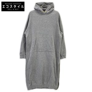 Everyday I Like Gray Hoodie Long One-Piece Parka Size F (Used)
