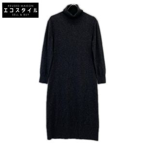 Theory 23 Gray Wool and Cashmere Turtleneck Dress, Size S (Pre-owned)