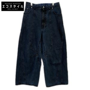 메종 스페셜 【미품】11242461506 입체 재단 커팅 데님 팬츠/ 01【중고】