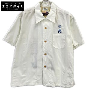 Sunsurf SS38469 Katsushika Hokusai "Five Views of Edo" Aloha Shirt, Size XL (Pre-owned)