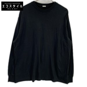 Apresse 25AAP-05-02 25AW Black Cashmere Blend Long Sleeve Cut-Sew T-Shirt (Pre-owned)