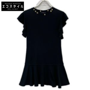 Pre-owned Louis Vuitton RW202W UOL FJDB09 Cut and Sewn Frill Dress, Size XS (Excellent Condition/Authentic in Japan)