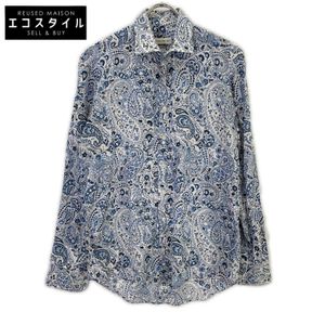 Etro [Domestically Authorized] Paisley Print Long Sleeve Shirt, Size 39 [Pre-owned]