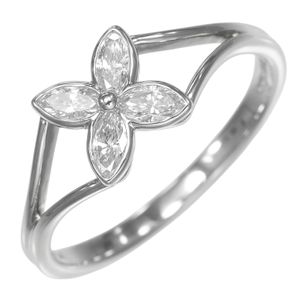 蒂芙尼Victoria戒指，12 号，Pt950 铂金镶钻，约 2.7 克，女士款 [二手]