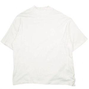 BEAMS BOY 22SS Ribbed Big Mock Neck Short Sleeve T-Shirt 13-04-0996-138 Free OFF WHITE Top [Pre-owned] [BEAMS BOY]