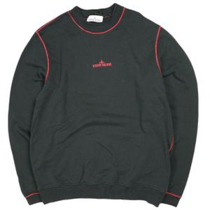 STONE ISLAND 25SS Made in Italy Year of the Snake '025 6100001 COTTON FLEECE Crewneck Sweatshirt K1S456100001 S0124 XL BLACK (V0029) Sweatshirt Zodiac Snake Fleece Top [Used] [STONE ISLAND]