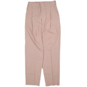 BEAUTY&YOUTH UNITED ARROWS Rayon Nylon Tapered 9/10 Length Pants 1614-144-4940 S Pink Bottoms [Used] [BEAUTY&YOUTH UNITED ARROWS]