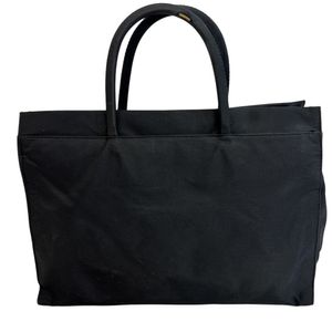 【중고】PRADA 프라다 B7953 삼각 로고 Plate 사이드 로고 핸드백 토트 백 가방 가방 브랜드 숄더 블랙