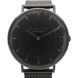 코치 찰스 시계 스테인레스 스틸 【중고】