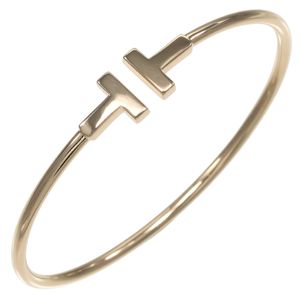 蒂芙尼 T 字形手镯，内周长约 15.5 厘米，18K 玫瑰金，约 7.78 克，T 字形，女士款 [二手]