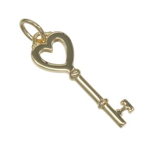蒂芙尼 (Tiffany & Co.) 心形钥匙超越top， 18K黄金，约2.26克，女士款 [二手]