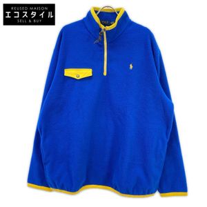 Polo Ralph Lauren Blue Fleece Half-Zip Pullover, Size XXL [Used]