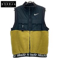 Nike Black x Yellow Synthetic Winterfill Boa Vest, Size M [Used]