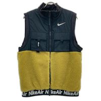 Nike Black x Yellow Synthetic Winterfill Boa Vest, Size M [Used]