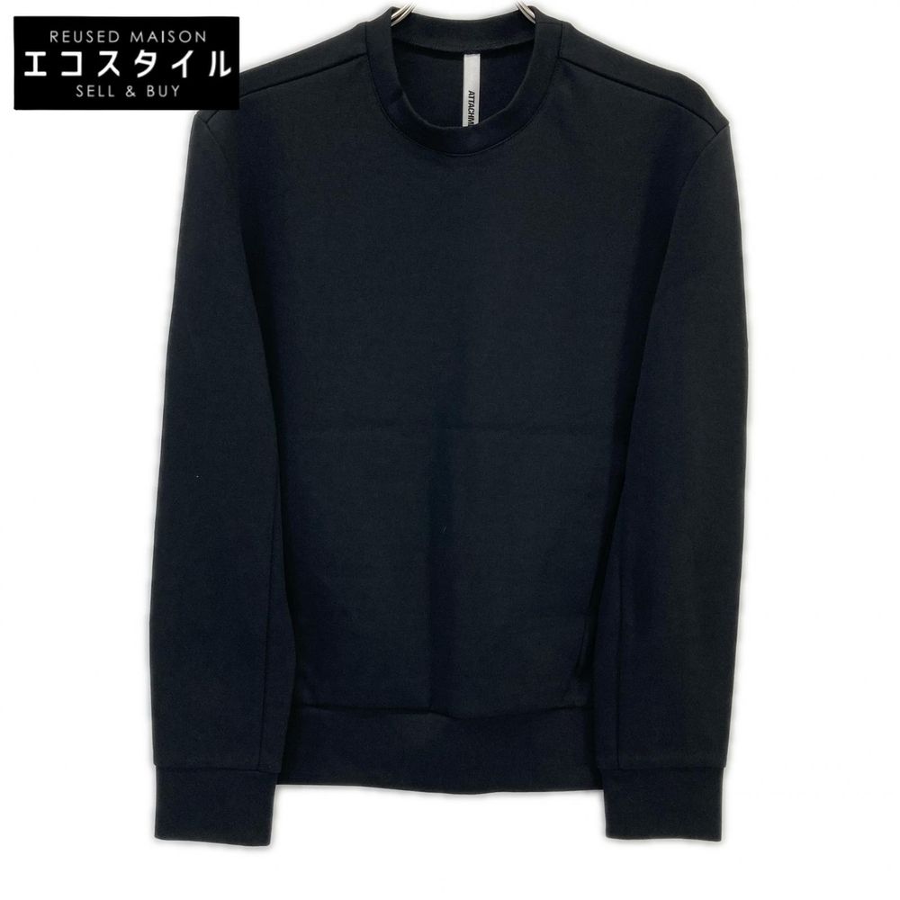 Attachment Black Double Knit Pullover Sweatshirt, Size 1 [Used]