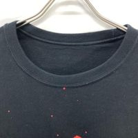 Site Black x Red Cotton Front Print Long Sleeve Cutsew 3 [Used]