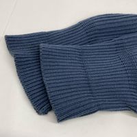 Crepuscule 1903-011 Blue Rib Stitch Zip Cardigan Size 2 [Used]