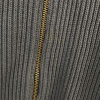 Crepuscule 1903-011 Blue Rib Stitch Zip Cardigan Size 2 [Used]