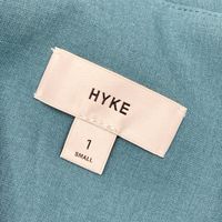 HYKE 24SS Aqua Blue WEATHER HIGHT-WAISTED SKIRT Size 1 [Used]